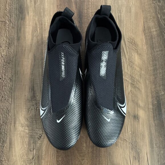 Nike Vapor Edge Pro 360 Football Cleats Mens Size 10.5 Black Iridescent New